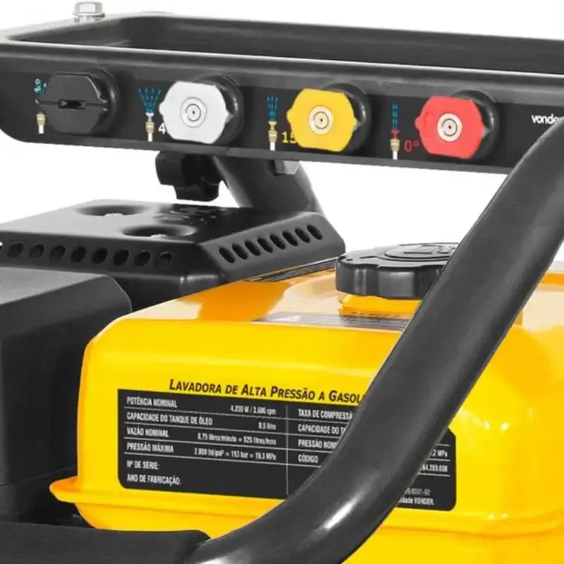 Lavadora de alta pressão à gasolina 7.0HP LGV 2800 Vonder — fotografia 4