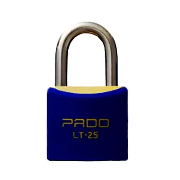 Cadeado com chave 25MM LT-25MM azul 51016379 Pado — fotografia 4