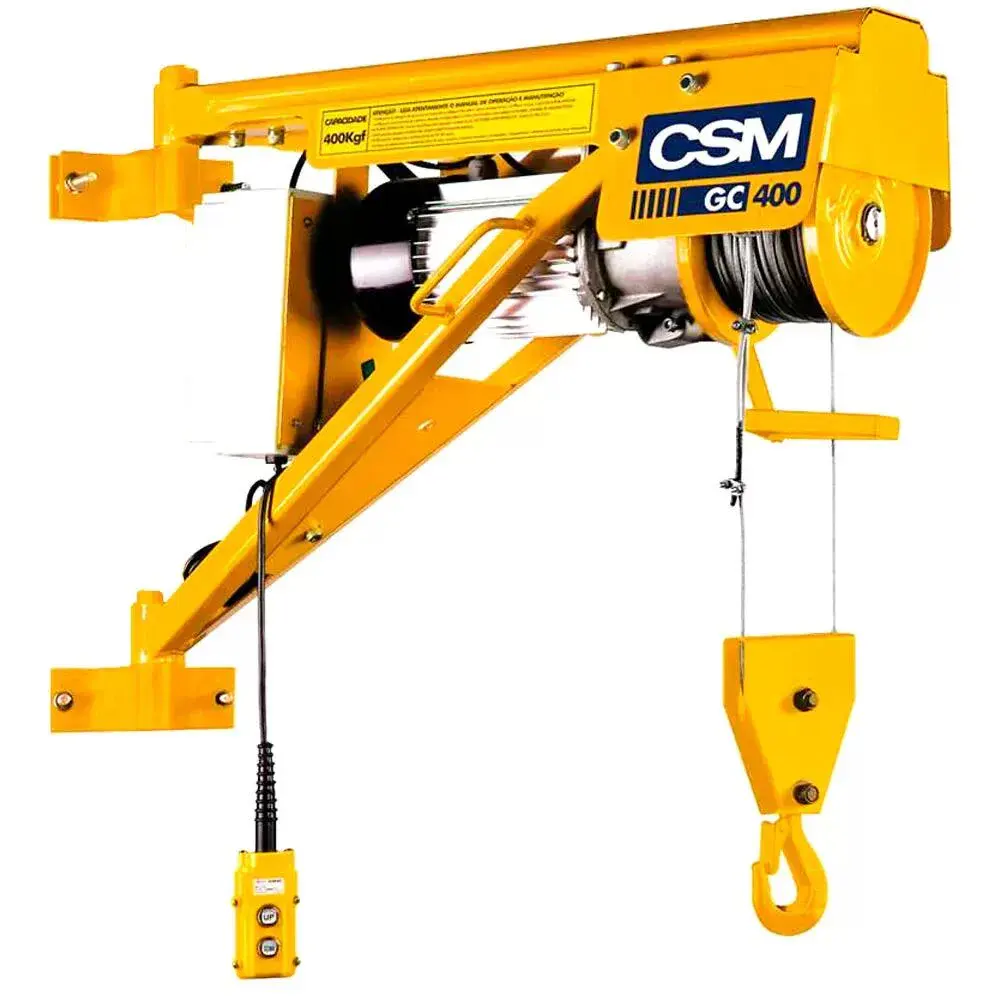 Guincho de coluna elétrico 400KG 50L 220/380V trifásico CSM — fotografia de referência