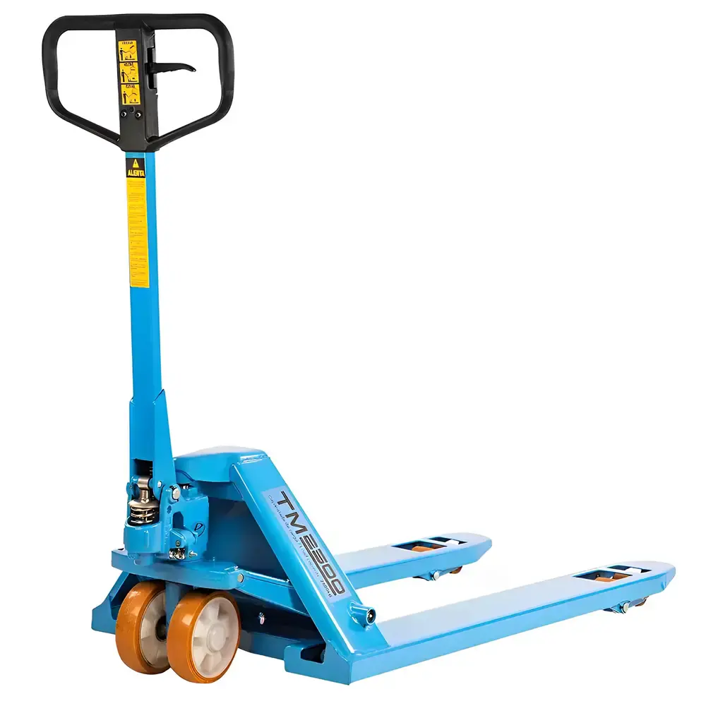 Paleteira transpalet manual 525 MM roda simples 2.500 KG TM2500 RSP Paletrans — fotografia 6