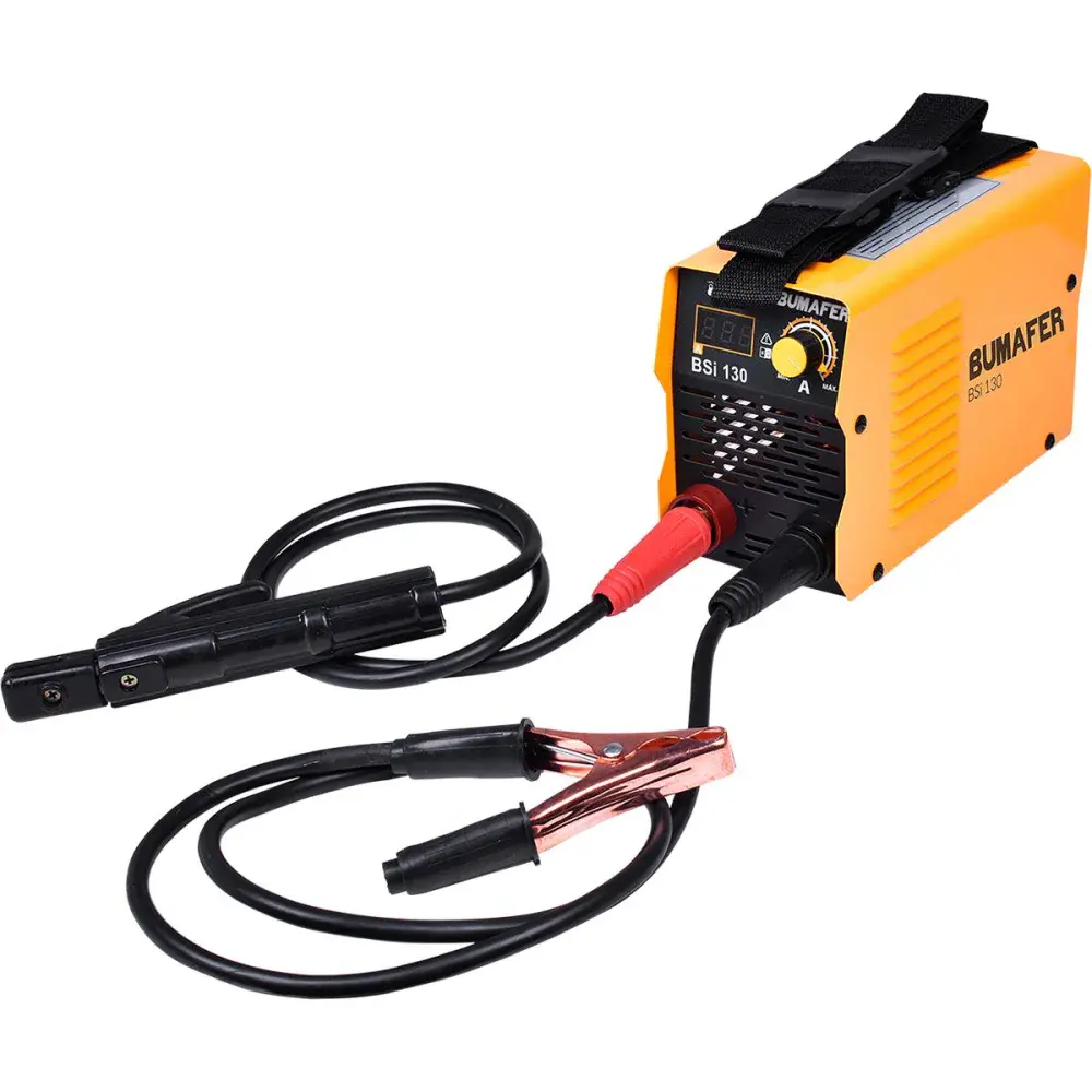 Inversora de solda 130A bsi bivolt com máscara Bumafer — fotografia 4