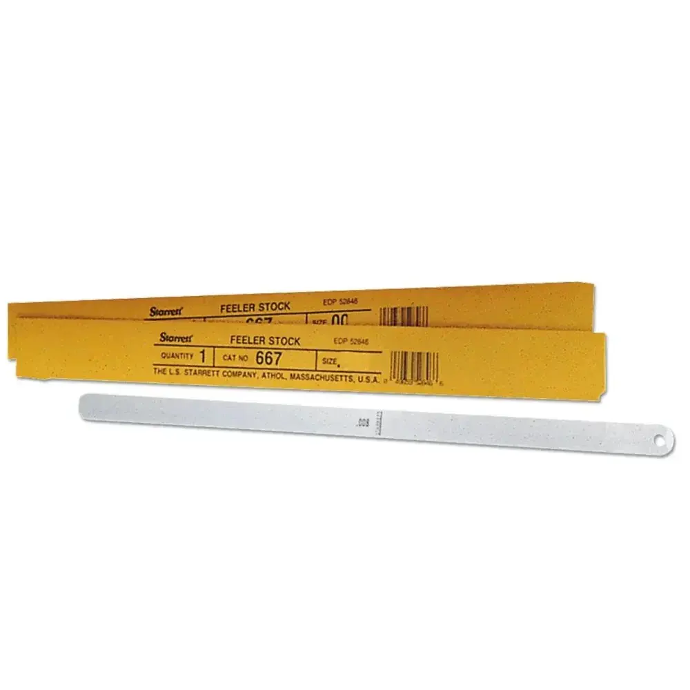 Calibre com folga lamina de 300X0,95MM Starrett — fotografia de referência