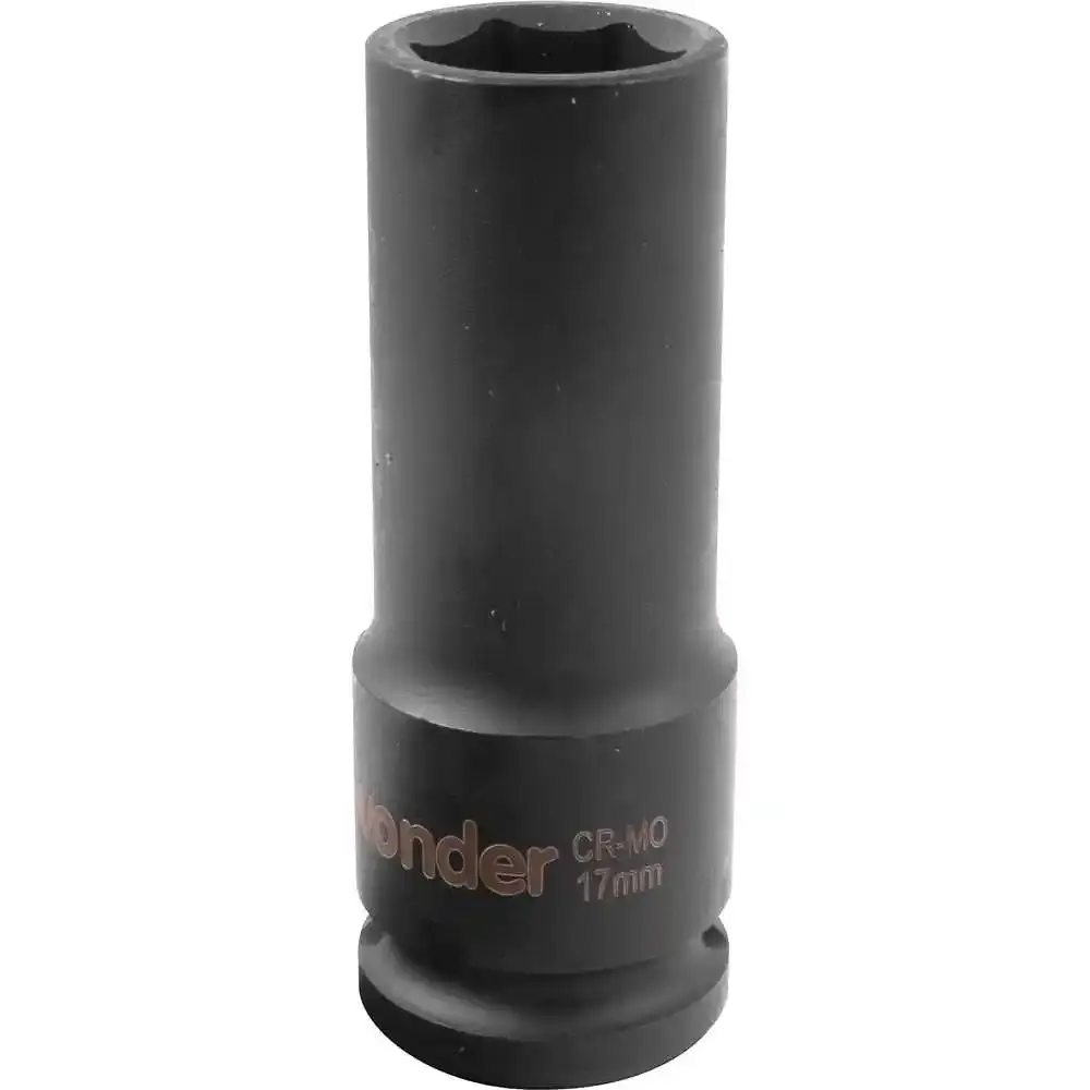 Soquete sextavado longo de impacto 17MM 1/2POL Vonder — fotografia 4