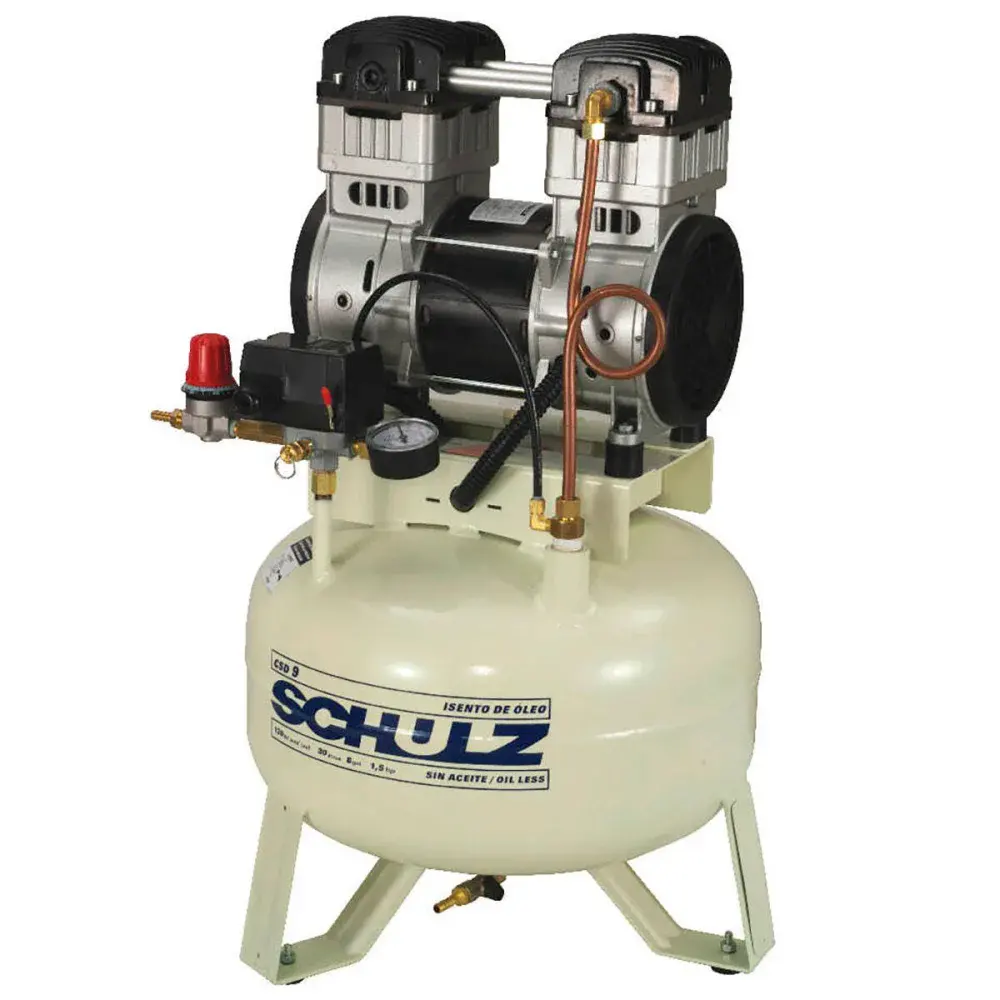 Compressor isento de oléo 220V 30L 1,5HP 9PCM Schulz — fotografia de referência
