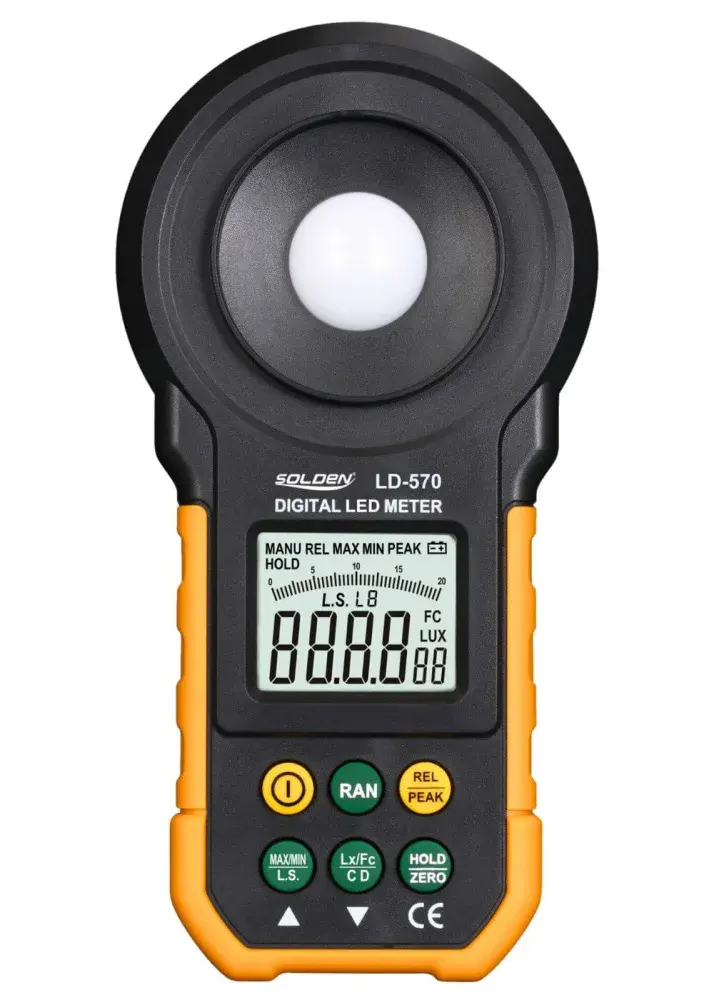 Luxímetro digital LD-570 Solden — fotografia de referência