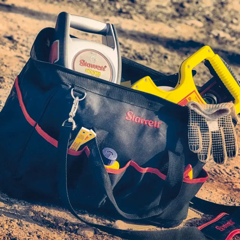 Bolsa em lona para ferramentas com 18 bolsos BGS Starrett — fotografia 3