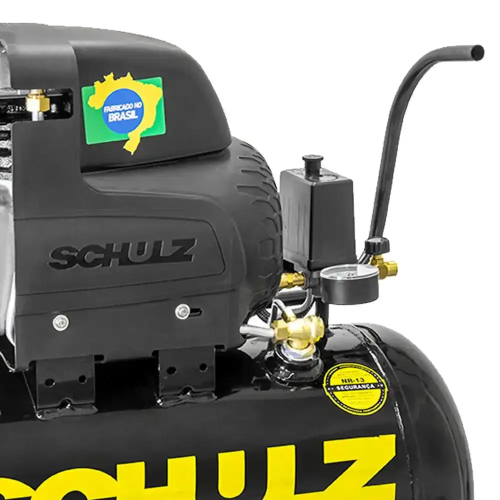 Compressor de ar de pistão 2.0 HP 50 litros 8.6 pés pratiko CSI 8.6|25 Schulz 220V — fotografia 4