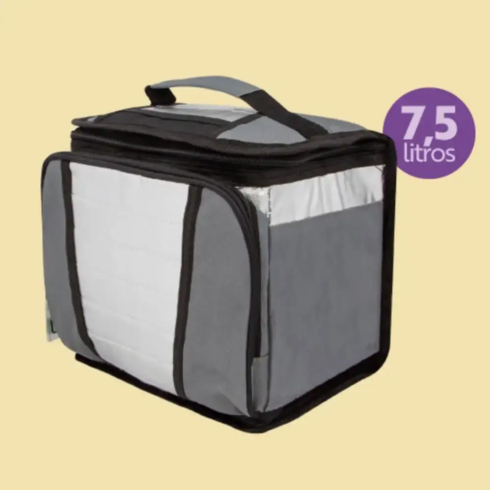 Bolsa térmica ice cooler 7,5 litros cinza chumbo 003628 Mor — fotografia 7