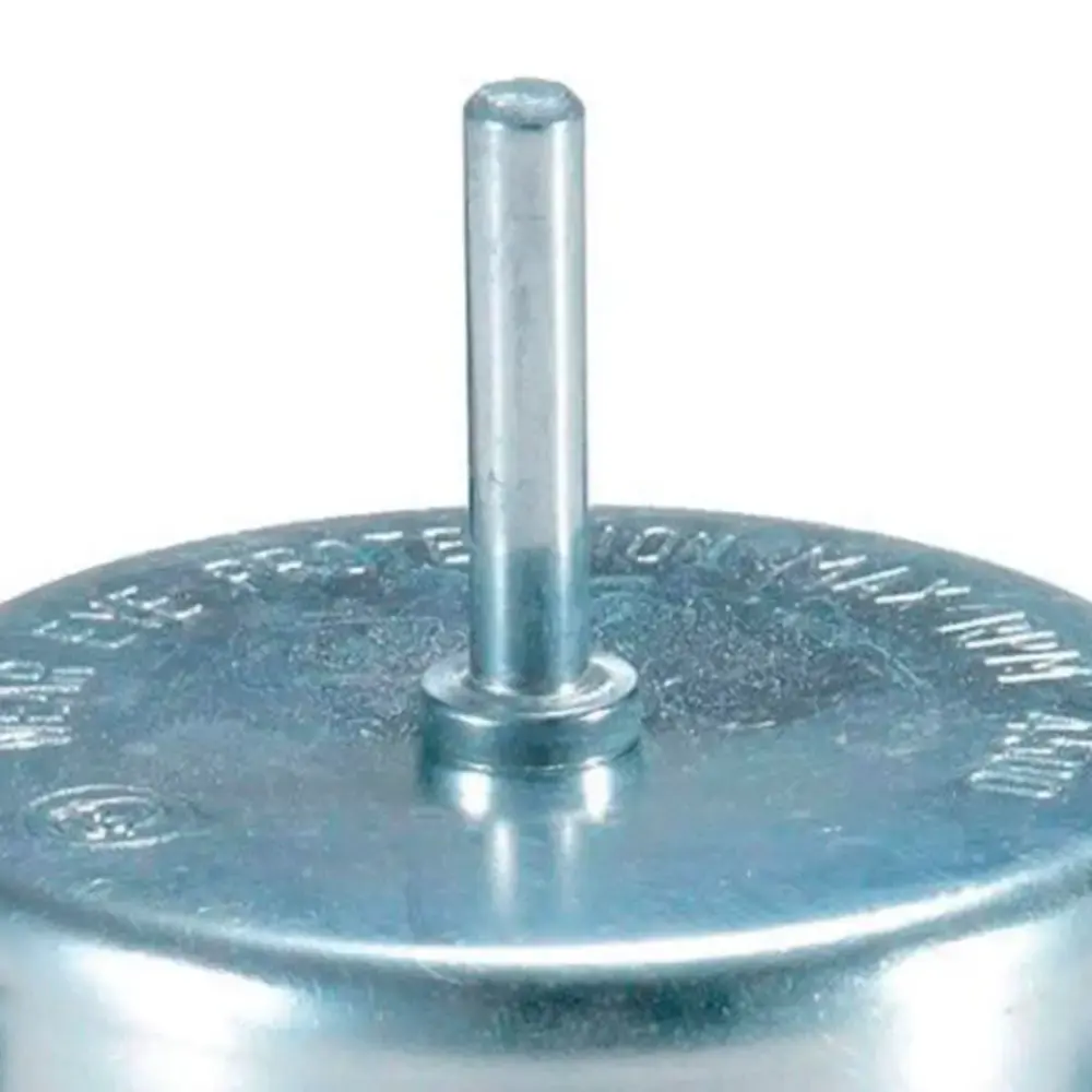 Escova de aço copo fio liso 63MM com haste 6MM Makita — fotografia 4