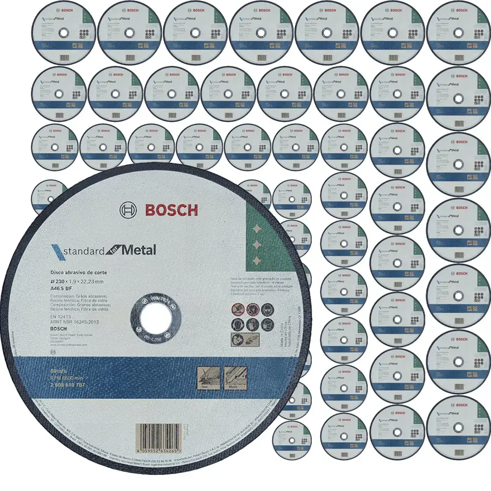 Disco corte standard for metal 230X19MM 2608619787000 50X Bosch — fotografia de referência