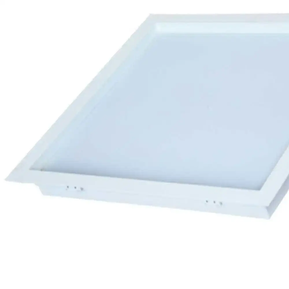 Kit 10 plafon led 6500K quadrado 24W painel embutir slim Avant — fotografia 3