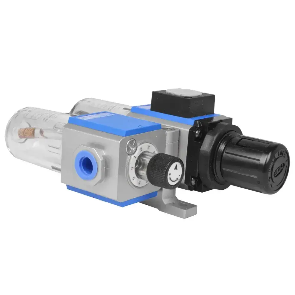 Filtro regulador lubrificador TFRL14 de 5 micras 1/4 Puma — fotografia 9