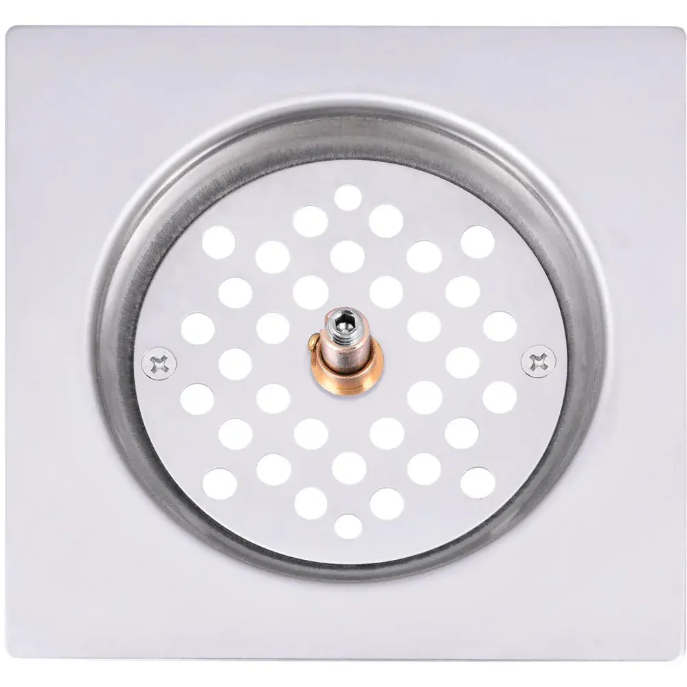 Ralo click quadrado em aço inox 9,5X9,5CM Liege — fotografia de referência
