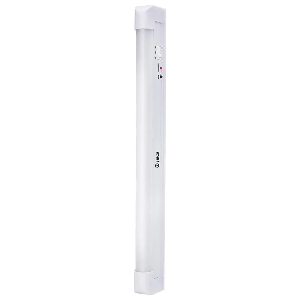 Luminária de emergência slim com 60 leds 280LM 4W 6500K biv Liege — fotografia de referência