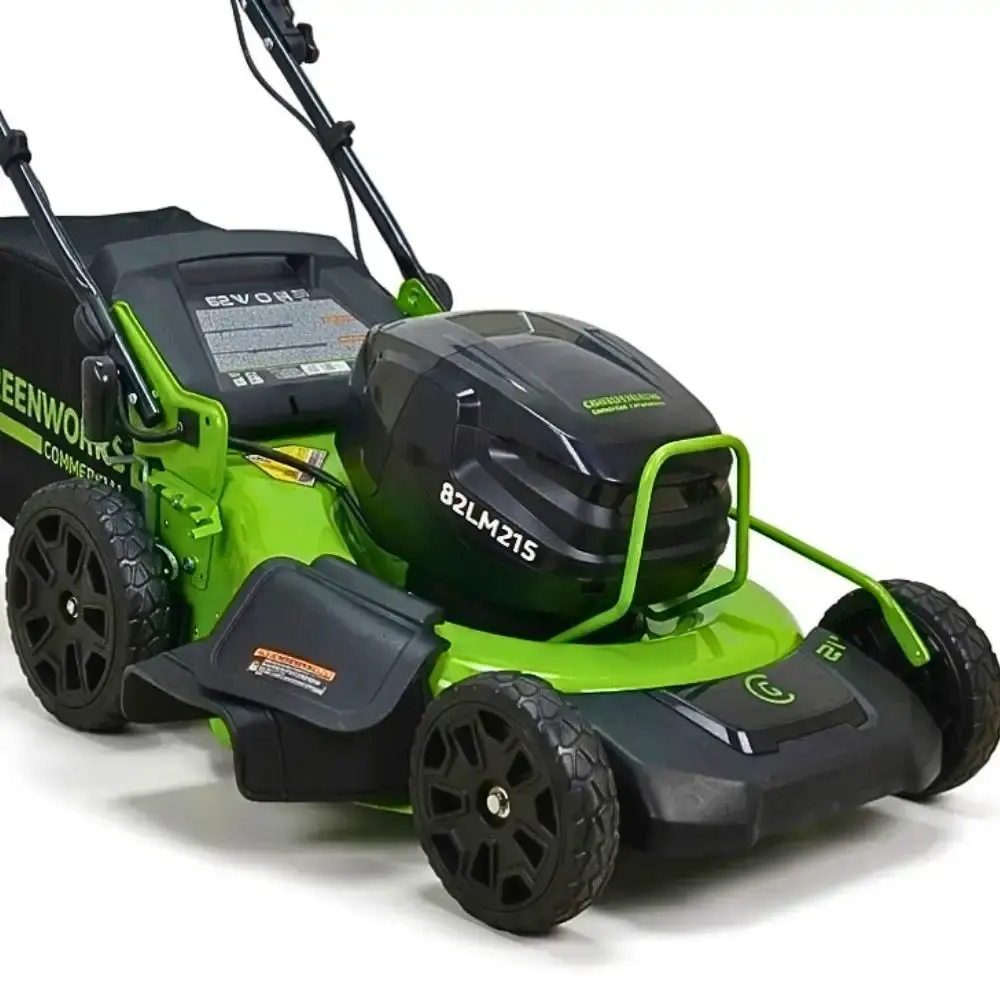 Cortador de grama brushless 82V com 2 baterias 4,0AH + carregador bivolt Greenworks — fotografia 2