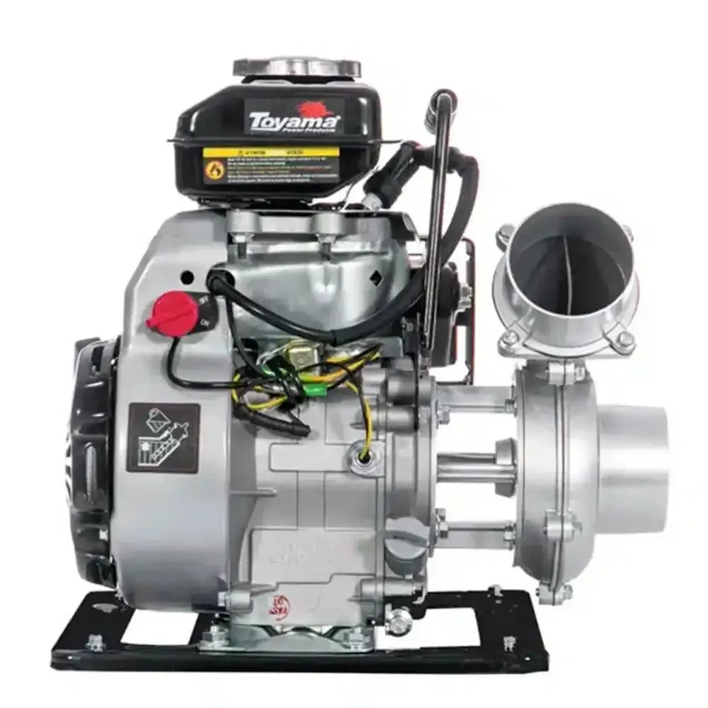 Motobomba Centrífuga a Gasolina 1.6 HP 3 POL x 2.1/2 POL 4T TWP65CA-HF TOYAMA — fotografia 3