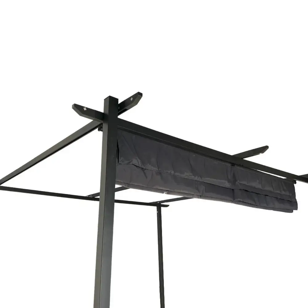 Tenda gazebo 4X3 aço pergolado IWGZP43 ImportWay — fotografia 4