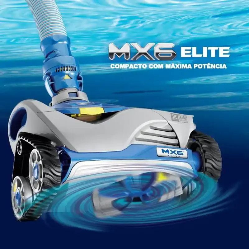 Robô hidráulico automático de limpeza para piscina zodiac MX6 Fluidra — fotografia 8