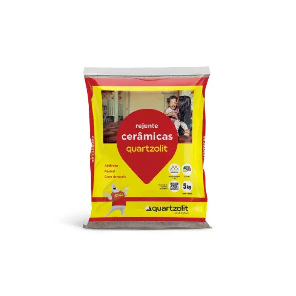 Rejunte cerâmicas caramelo 5KG Quartzolit