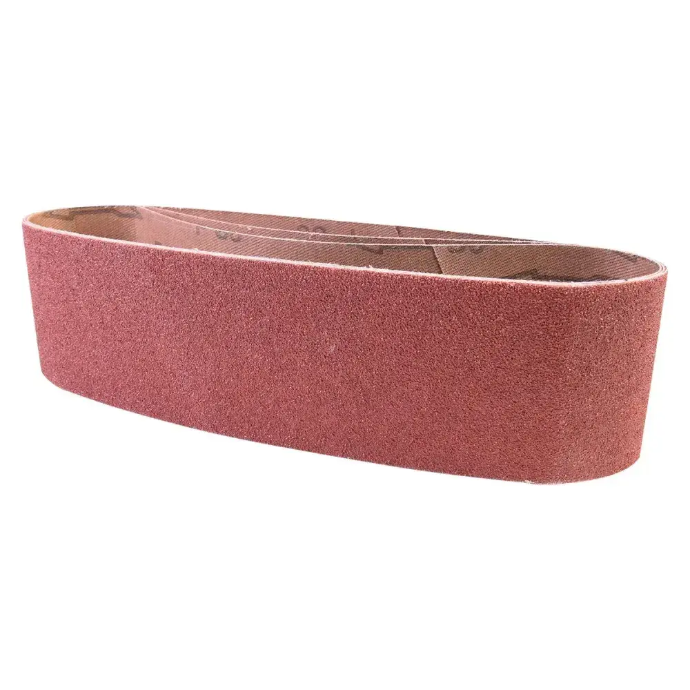 Lixa cinta 75 x 533MM grão 80 costado de lona 3 peç Worker — fotografia 4