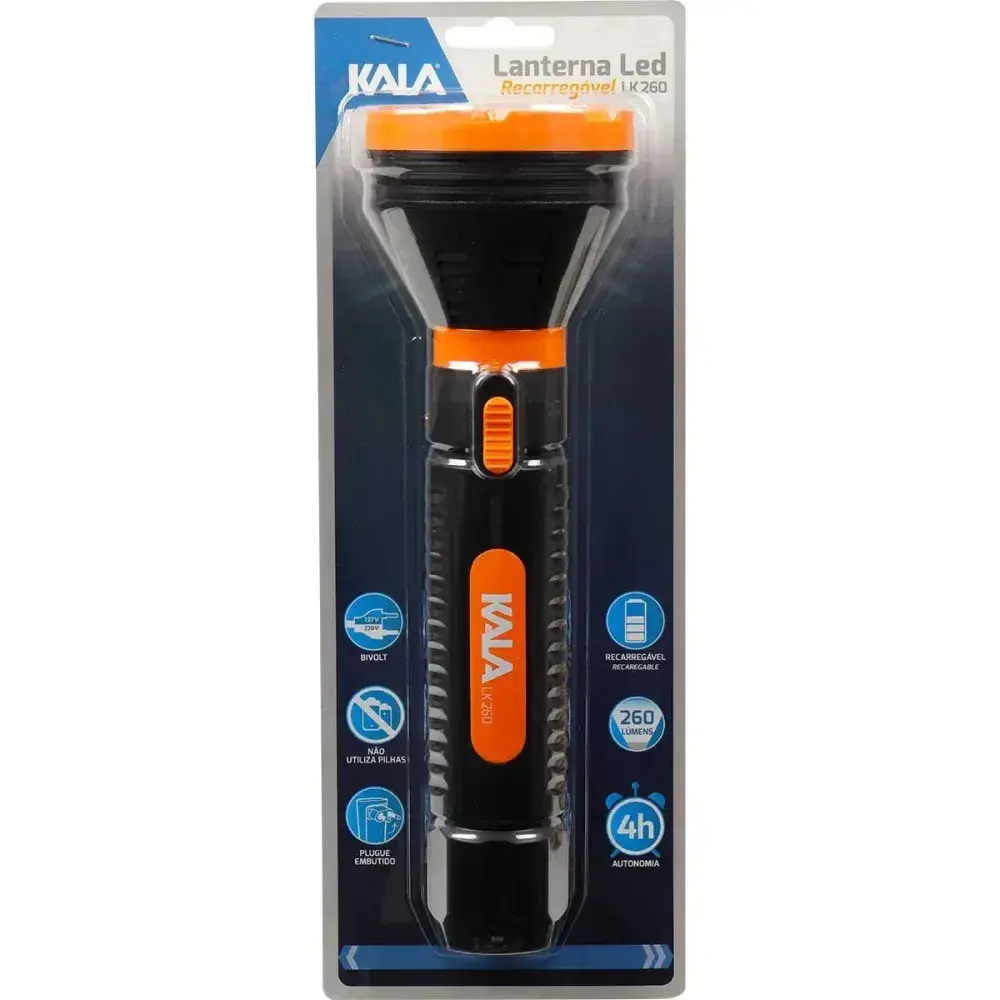 Lanterna led recarregável 5W 250 lm Kala — fotografia 12