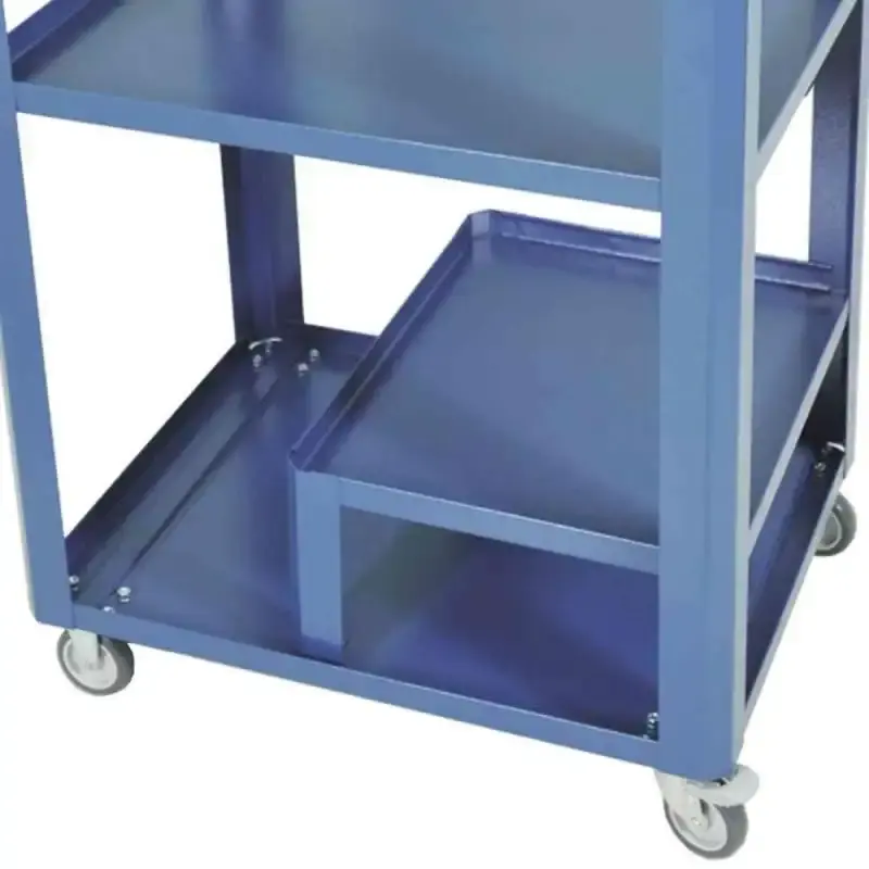Rack para computador aberto com 2 gavetas R-3 azul Fercar — fotografia 4