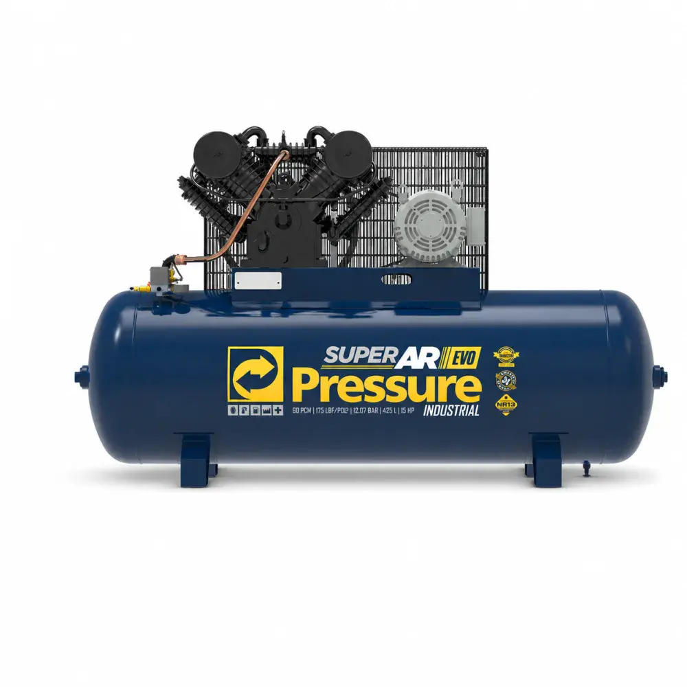 Compressor de ar evo 60PCM v 425L 220/380V Pressure — fotografia de referência
