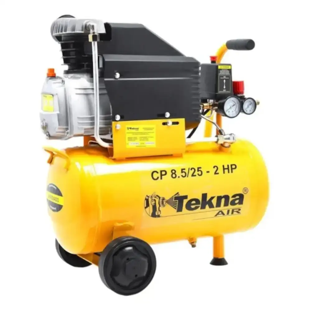 Compressor de ar 2.0 HP 24 litros 8.5 PÉS CP8525 Tekna 110V — fotografia de referência