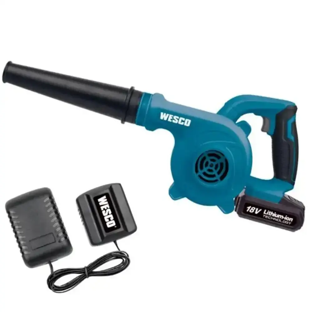 Serra tico tico 18V e soprador 18V com bateria e carregador Wesco — fotografia 4