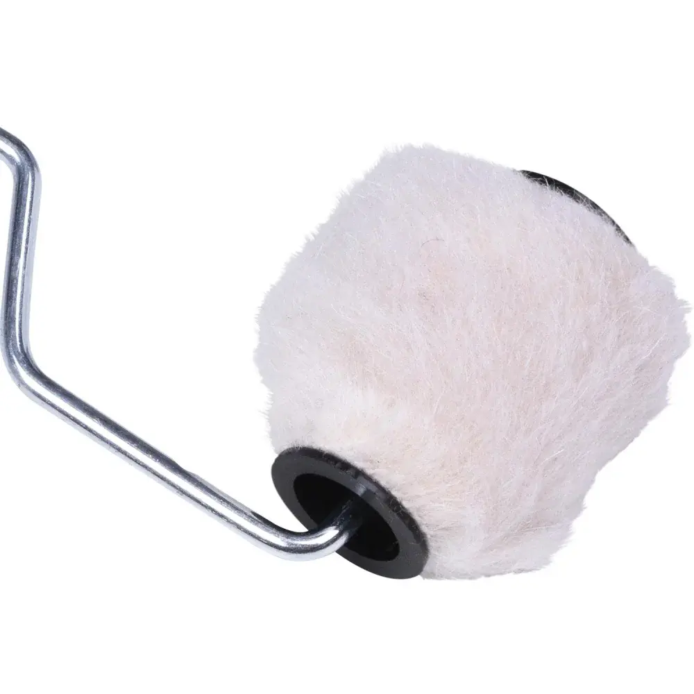 Rolo lã carneiro 9CM com suporte Worker — fotografia 5