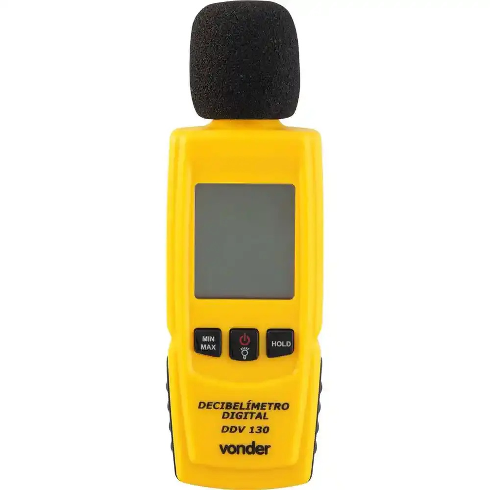 Decibelímetro digital 30 a 130DB DDV-130 Vonder — fotografia 6