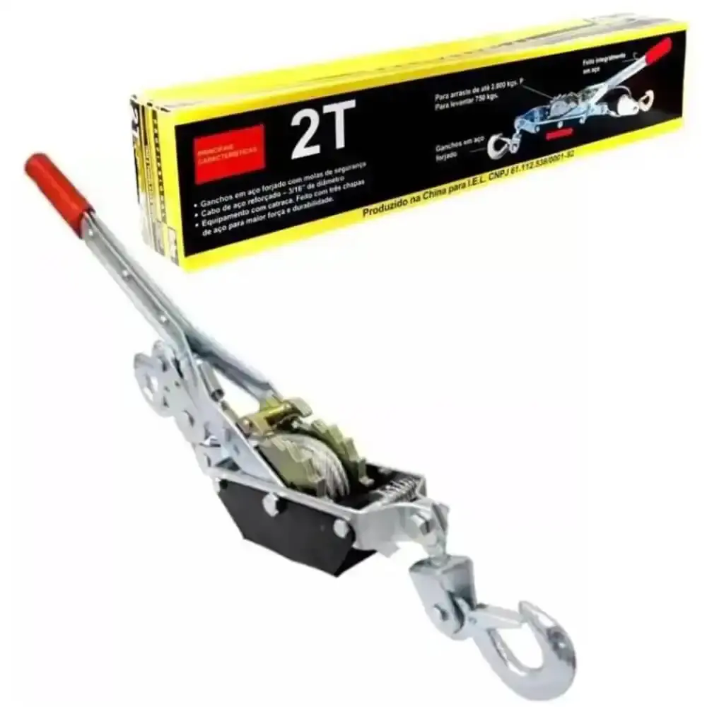 Guincho manual tifor 2 TON com catraca 7RM Eda — fotografia 3