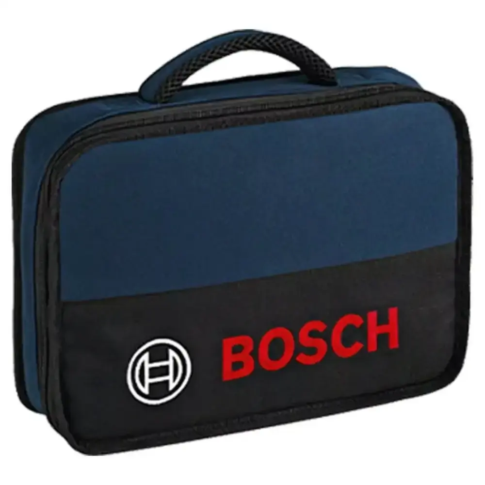 Parafusadeira de impacto a bateria 18V com maleta bateria 2.0AH bolsa e kit de pontas 33 peças Bosch Bivolt — fotografia 3