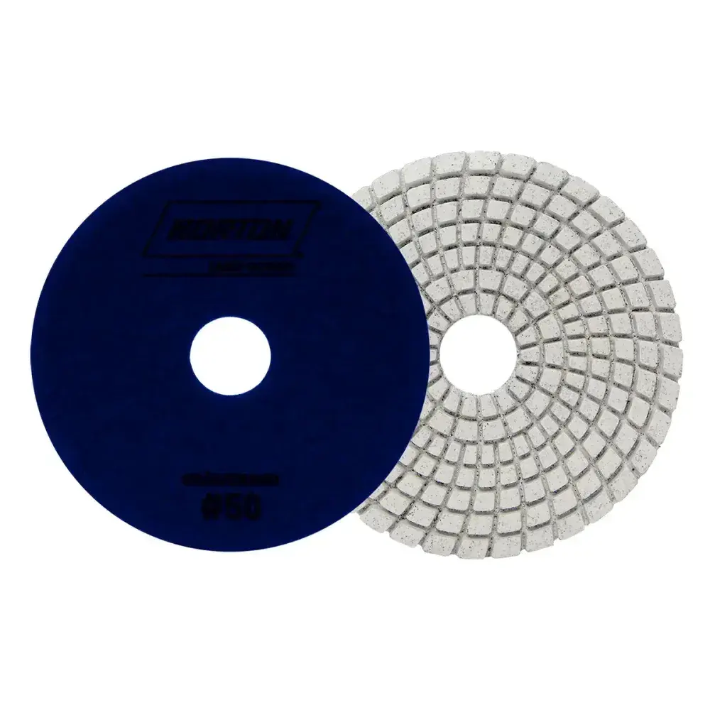 Disco diamantado flexível 100MM grão 50 azul Norton — fotografia 4