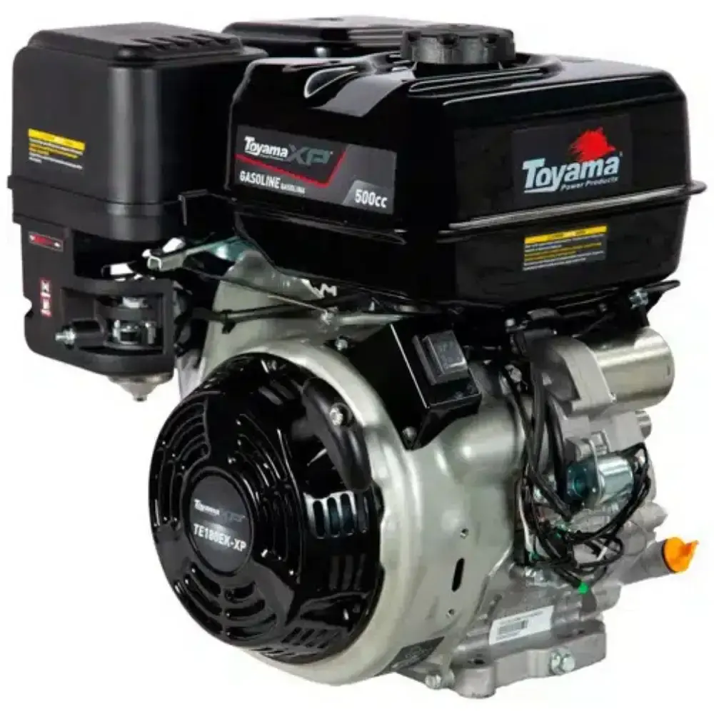 Motor a gasolina 17,0HP 4 tempos partida elétrica TE180EK-XP Toyama — fotografia 3