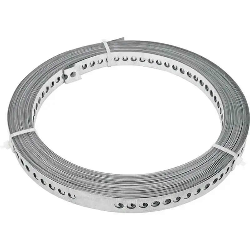Fita de Aço Perfurada 17 MM x 0.40 MM Rolo 30 Metros VONDER — fotografia de referência