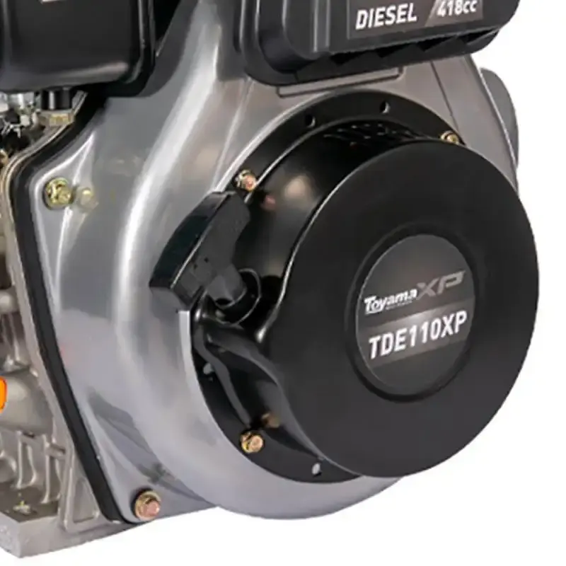 Motor à diesel 10,5 HP partida manual TDE110XP Toyama — fotografia 4