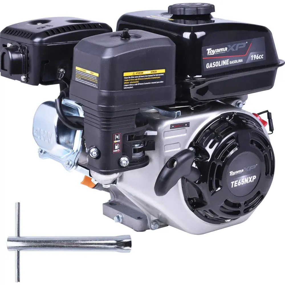 Motor a gasolina 4 tempos 6,5 hp TE65N multiuso Toyama