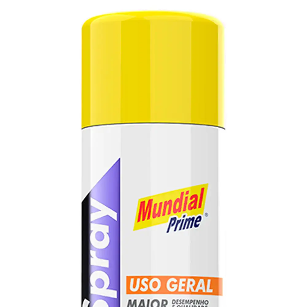 Tinta spray 400ML amarelo bandeira AE01000064 mundial prime — fotografia 2