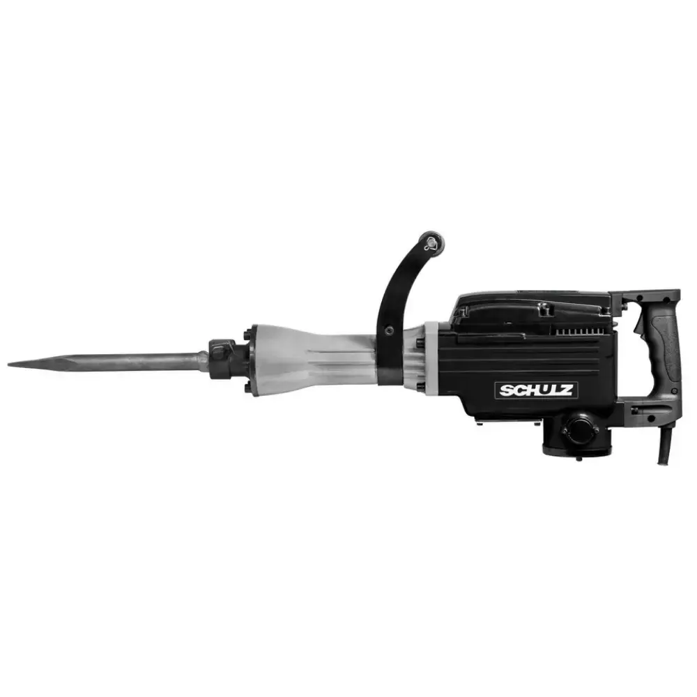 Martelete demolidor e rompedor 15,5 KG 45 j 1600W com maleta MDS45 Schulz 220 V — fotografia 3