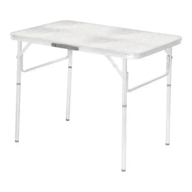 Mesa Dobrável de Alumínio Tampo de MDF 90 x 60 CM Vira Maleta PALISAD — fotografia 2
