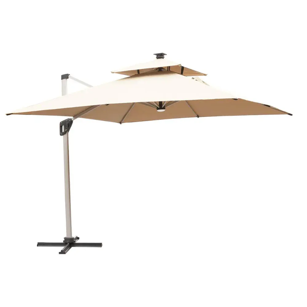 Ombrelone lateral com led 3X3 Kala — fotografia 6