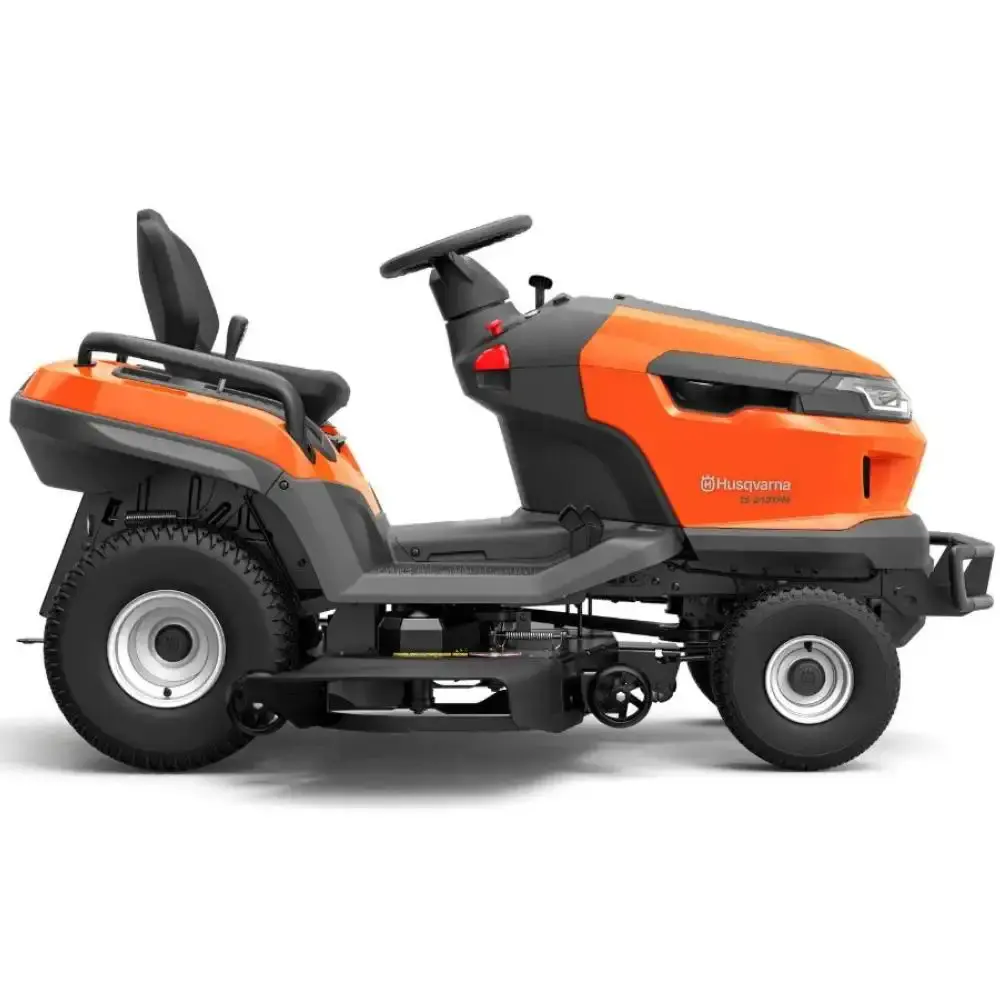 Trator cortador de grama 26,3 HP gasolina 4T TS 219TFM Husqvarna — fotografia 4