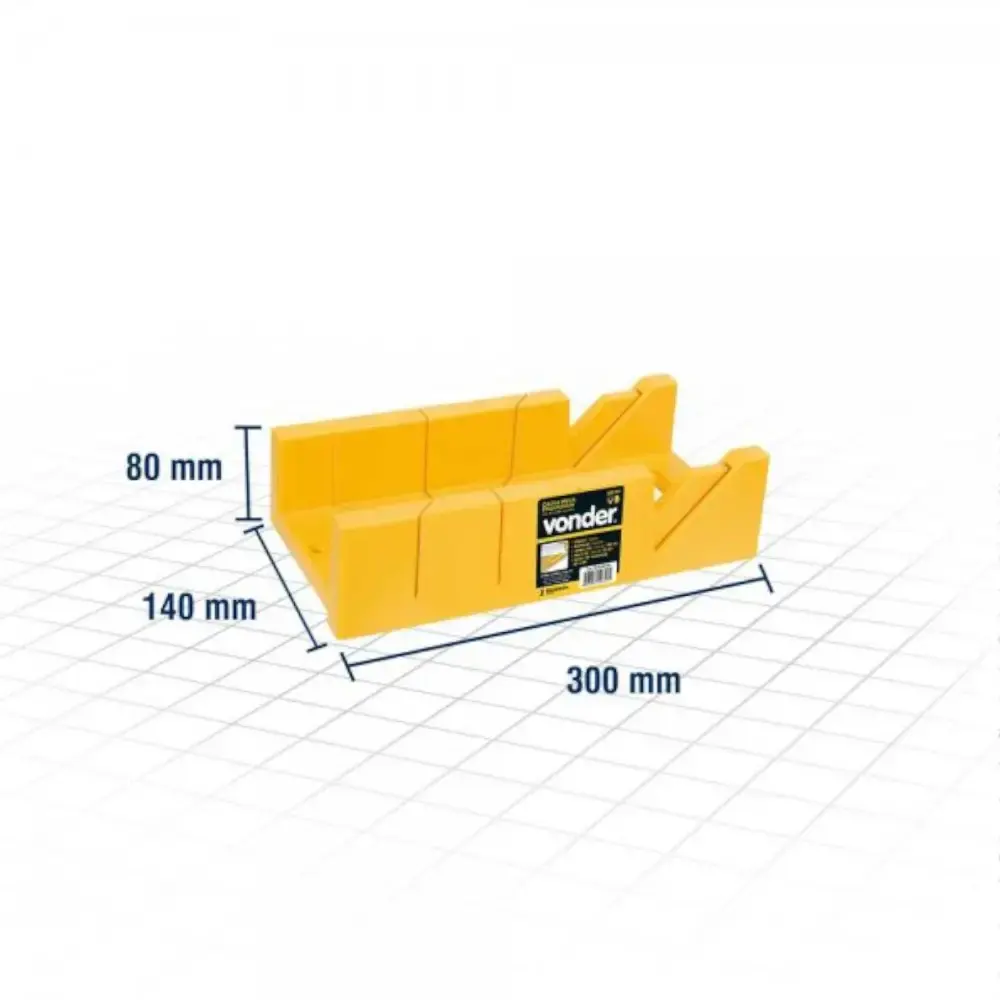 Caixa de meia esquadria plástica de abs 3099300140 Vonder — fotografia 4