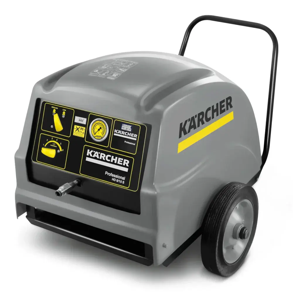 Lavadora de alta pressão hd 8/15 s 5000W 220V trifásico Karcher — fotografia 3