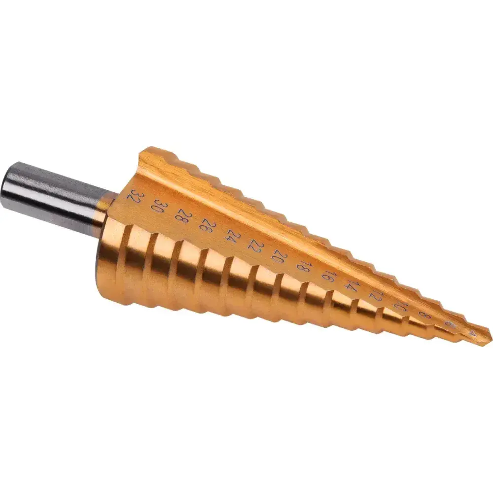 Broca escalonada em titânio 4MM a 32MM Worker — fotografia 6