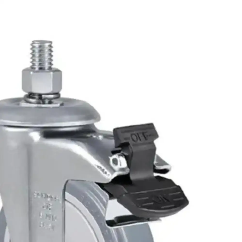 Rodízio 4 pol giratório com pino flex 412 BDN Schioppa — fotografia 4