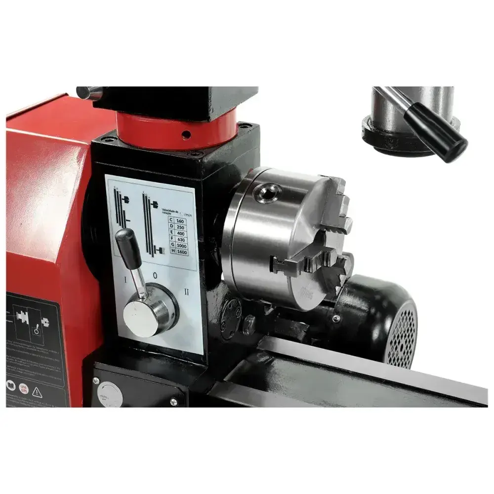 Torno mecânico multifuncional 500MM 550W bivolt Bumafer — fotografia 8