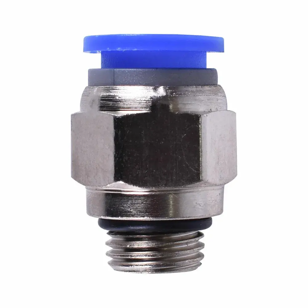 Conexão rápida reta macho 1/4" x 12 mm bsp PC12G02 Conecfit