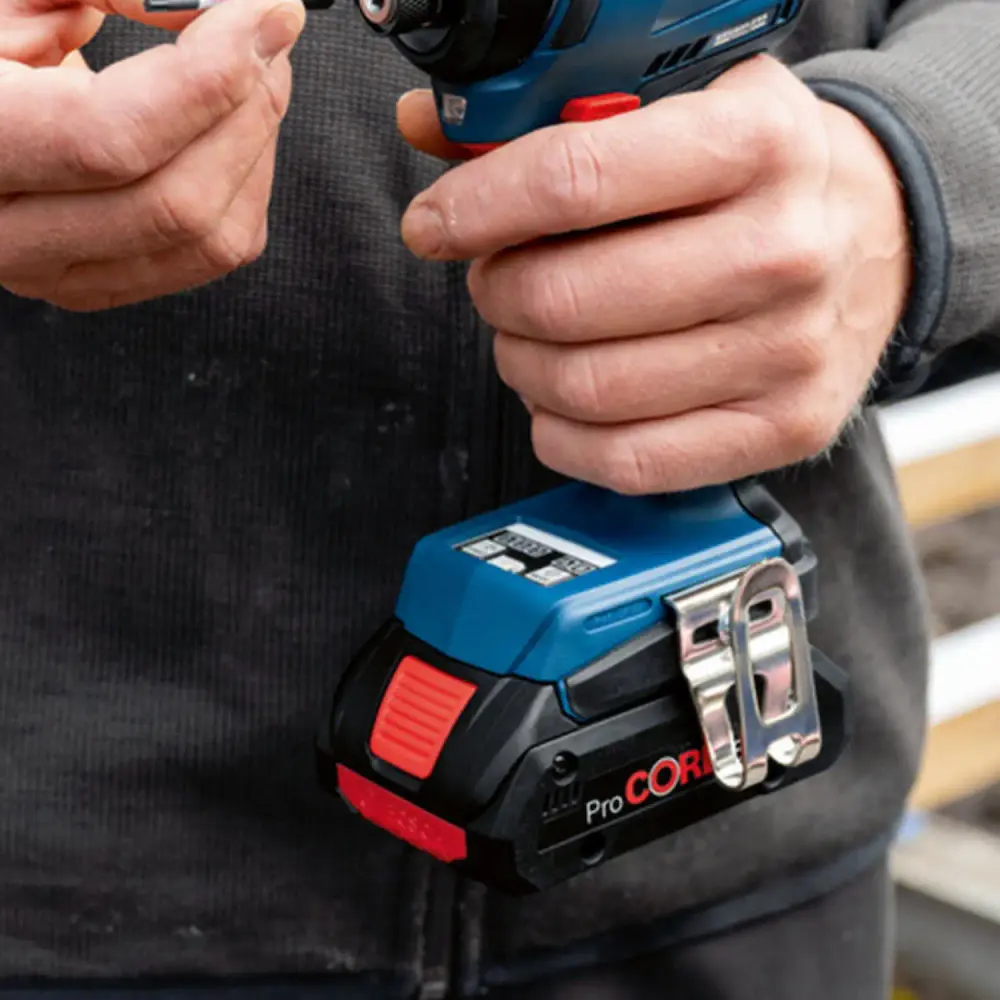 Kit 2 baterias procore 18V 8,0 ah e carregador GAL 1880 bivolt Bosch — fotografia 7